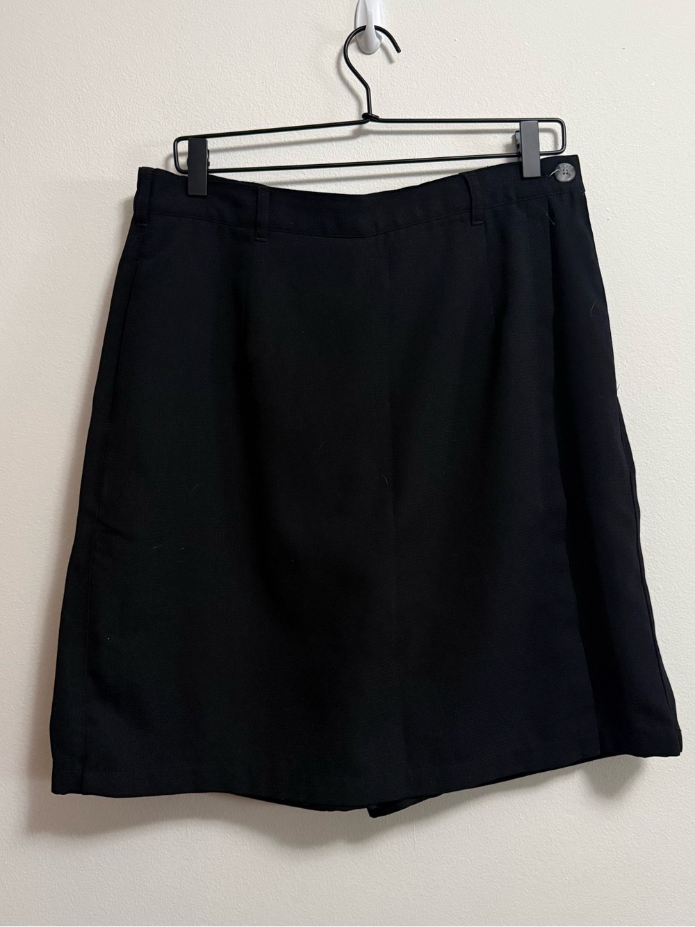 VINTAGE ExOfficio Black A-Line Skirt